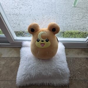 Pokemon Plush Toy Orange and Yellow Moon Face Plush